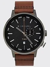 Rip Curl Detroit Analogue Leather Tide Watch