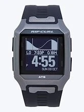Rip Curl Rifles Titanium Autoset Tide Watch