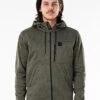 Rip Curl Anti Series Switch Fleece Zip Mens -Clothing Sports Store 139022705