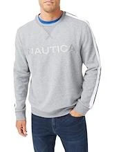 Nautica Vintage Fit Logo Crew Neck Sweater Mens
