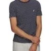 Nautica Short Sleeve Classic Stripe T Shirt Mens -Clothing Sports Store 148551653