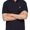 Nautica Short Sleeve Solid Anchor Polo Navy