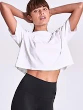 Dharma Bums White Swift Crop Top