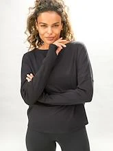 Dharma Bums Black Everlast Cocoon Long Sleeve Tee