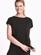 Dharma Bums Black Sadhana Tie Tee