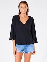 Rip Curl Azure Hooded Long Sleeve Tee