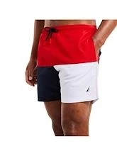 Nautica Harlequin 6 Inch Swim Short Mens