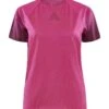 Craft Pro Trail Womens SS Running Tee – Metro/Punsch – L -Clothing Sports Store 248614305