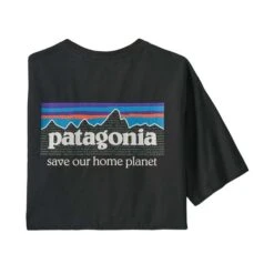 Patagonia P-6 Mission Organic Mens T-Shirt – Ink Black – XL