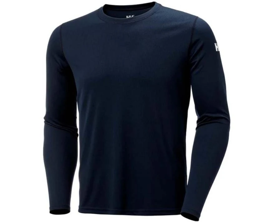 Helly Hansen Tech LS Crew Mens T-Shirt – Navy – M 3 Helly Hansen Tech LS Crew Mens T-Shirt – Navy – M