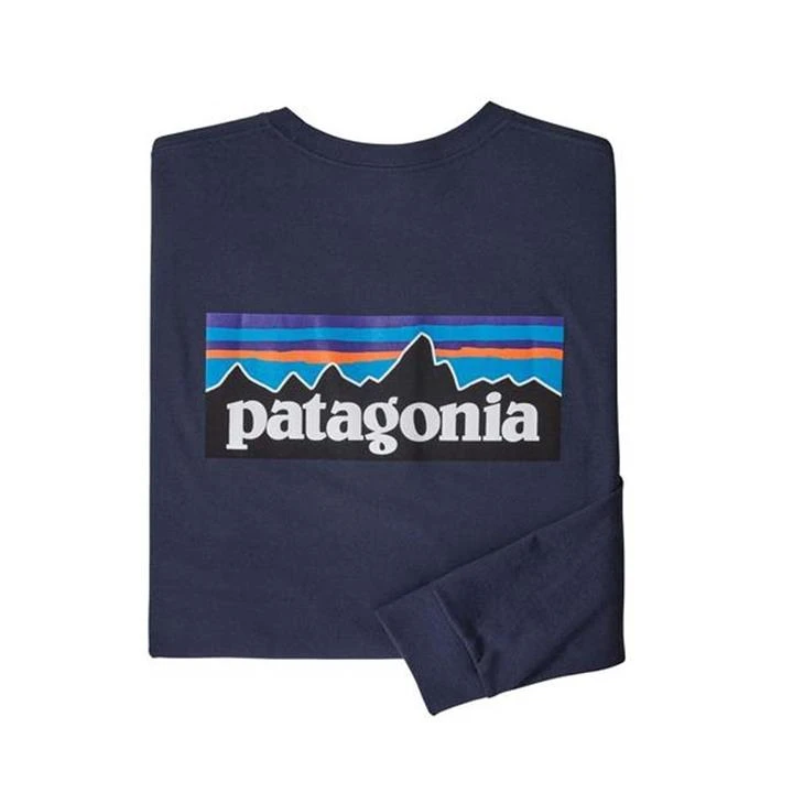 Patagonia P-6 Logo Responsibili-Tee Mens Long Sleeve T-Shirt – Classic Navy – XXL 3 Patagonia P-6 Logo Responsibili-Tee Mens Long Sleeve T-Shirt – Classic Navy – XXL