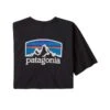 Patagonia Fitz Roy Horizons Responsibili-Tee Mens T-Shirt – Black – XXL