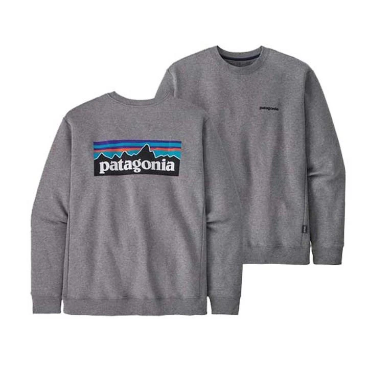Patagonia P-6 Logo Uprisal Crew Mens Sweatshirt – Gravel Heather – XL 3 Patagonia P-6 Logo Uprisal Crew Mens Sweatshirt – Gravel Heather – XL