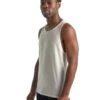 Icebreaker Merino Anatomica Mens Merino Tank Top – Snow – L
