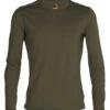 Icebreaker Merino 200 Oasis Long Sleeve Crewe Thermal Mens Top – Loden – M -Clothing Sports Store 248620993