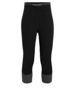 Icebreaker 260 ZoneKnit Legless Womens Leggings – BLACK – L