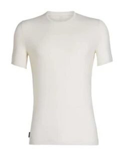 Icebreaker Merino Anatomica SS Crewe Mens T-Shirt – Snow – S