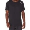 2XU Aero Mens Running Tee – Black/Silver Reflective – M -Clothing Sports Store 248624200