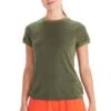 Marmot Switchback Short Sleeve Womens T-Shirt – Nori/Winter Moss – S -Clothing Sports Store 248624852