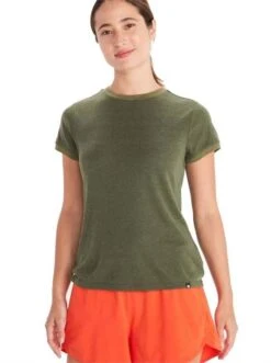 Marmot Switchback Short Sleeve Womens T-Shirt – Nori/Winter Moss – S