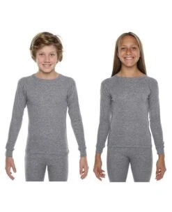 XTM Heatflex Kids Thermal Top – Charcoal Marle – 12