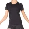 2XU Aero Womens Running Tee – Black/Silver Reflective – M -Clothing Sports Store 248627906