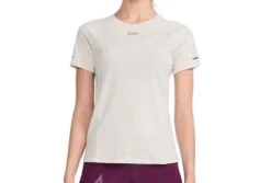 2XU Light Speed Womens Running Tee – TTY Script/Black Reflective – S