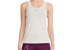 2XU Light Speed Womens Running Singlet – TTY Script/Black Reflective – M