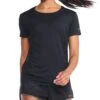 2XU Light Speed Tech Womens Running Tee – Black/Black Reflective – XS -Clothing Sports Store 248628414