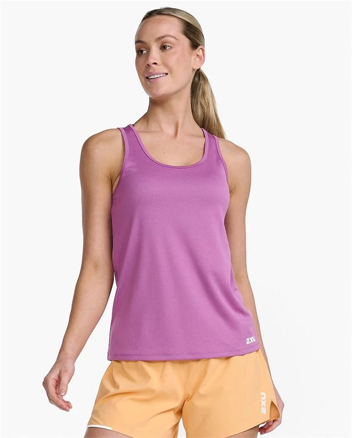 2XU Aero Womens Running Singlet – Mauve/White Reflective – L 3 2XU Aero Womens Running Singlet – Mauve/White Reflective – L